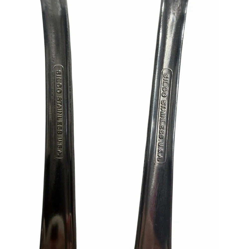 SILCO Stainless Steel Flatware‎ Set 21 Pc Forks Knives Spoons Commercial Grade
